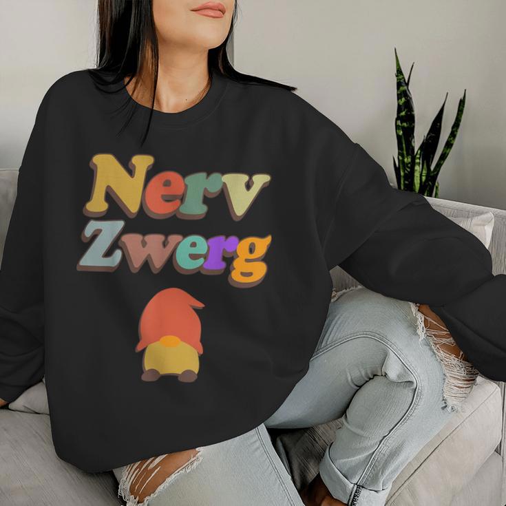 Nervzwerg – Dwarf – Nerve Saw – Father Or Mother Sweatshirt Frauen Geschenke für Sie