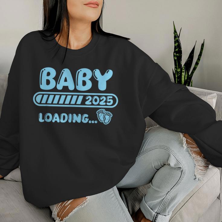 Future Mother Baby Is Loading 2025 Prediction Birth Sweatshirt Frauen Geschenke für Sie