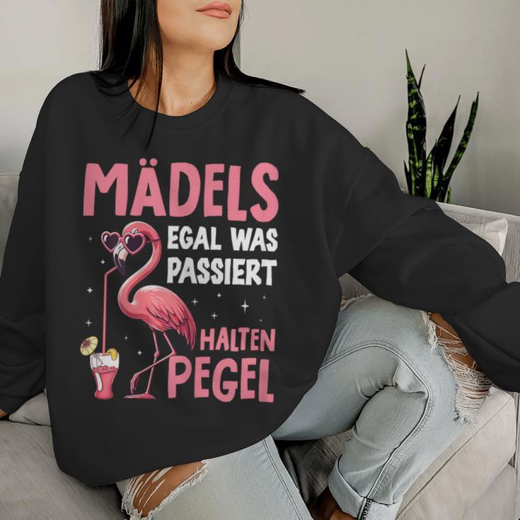 Girls' Flamingo Party Holiday Sweatshirt Frauen Geschenke für Sie