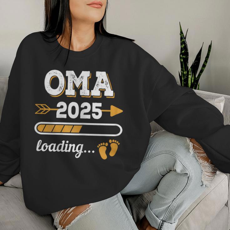 Grandma 2025 Loading Future Grandmother 2025Intage Sweatshirt Frauen Geschenke für Sie