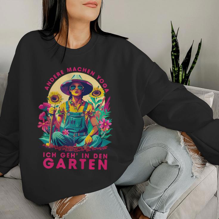 Ich Geh In Den Gartenliebhaber Mother's Day Mum Gardener Sweatshirt Frauen Geschenke für Sie