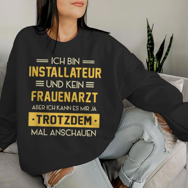 Installateur Kein Frauenarzt Slogan Plumber Sweatshirt Frauen Geschenke für Sie