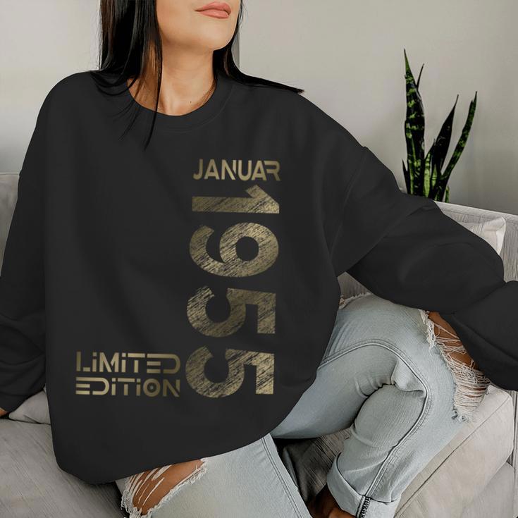 January 1955 Man Woman 70Th Birthday Limited Edition Sweatshirt Frauen Geschenke für Sie