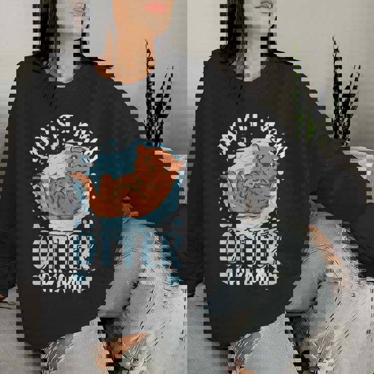 Jolie Loutre Cadeau Pour Sweat-shirt pour femme Cadeaux pour elle