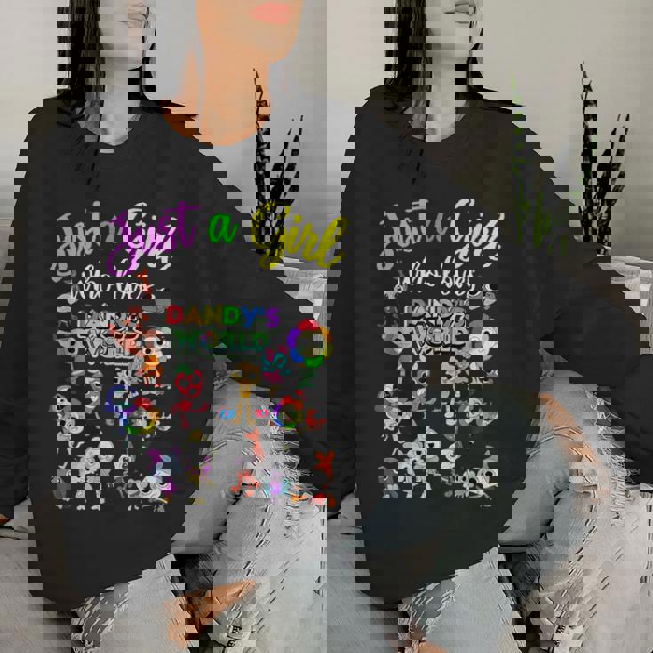 Just A Girl Who Love Dandy's World Women Sweatshirt Gifts for Her