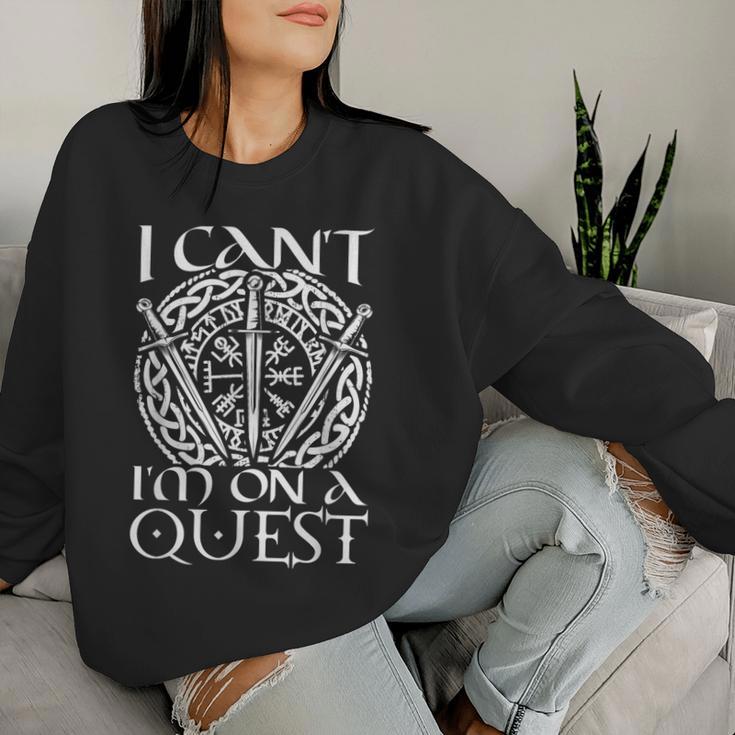 Larper Ich Bin Auf Einer Nebenmission Sweatshirt Frauen Geschenke für Sie