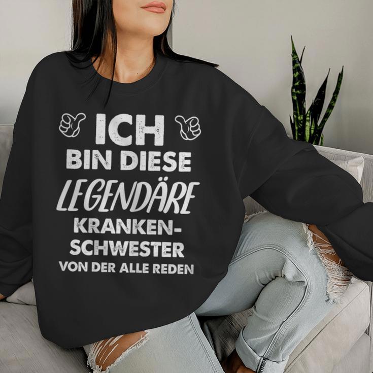 I Am This Legendary Nurse Sweatshirt Frauen Geschenke für Sie