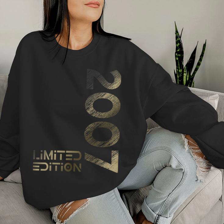 Limited Edition Jahrgang 2007 Junge Mädchen 18 Geburtstag Sweatshirt Frauen Geschenke für Sie