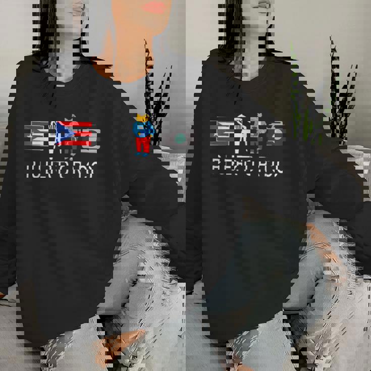 Más Fotos Puerto Rico Frog Concho For Women Women Sweatshirt Gifts for Her