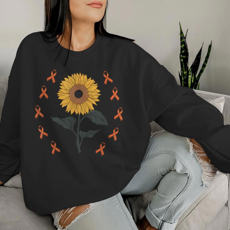 Multiple Sclerosis Awareness Sunflower Ms Warrior Support Sudadera Mujer Regalos para ella
