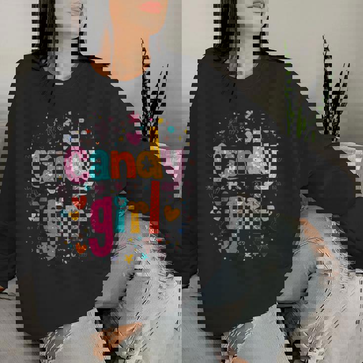 Nette Süßigkeiten Liebe Mädchen Süßigkeiten Süßigkeiten Sweatshirt Frauen Geschenke für Sie