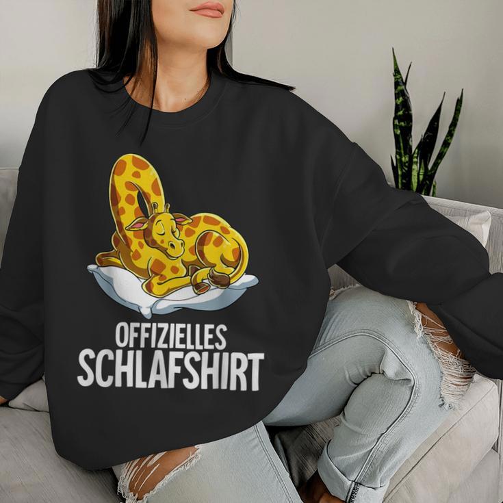 Official Giraffe Sleep Sweatshirt Frauen Geschenke für Sie