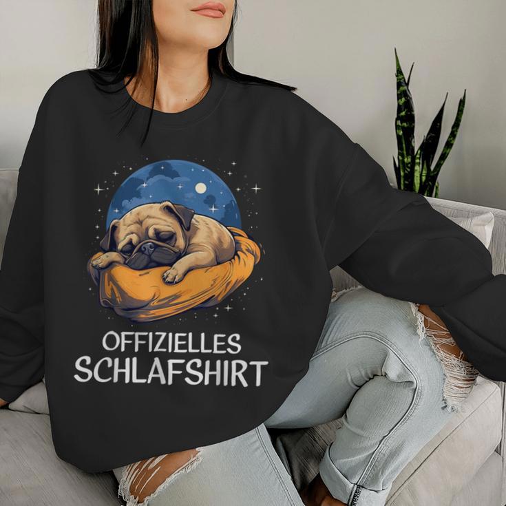 Official Sleep Pug Nightdress Pyjamas Men Sweatshirt Frauen Geschenke für Sie