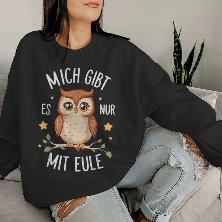 With Owl Sweatshirt Frauen Geschenke für Sie