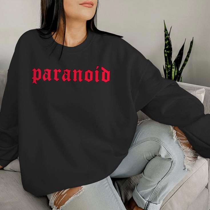 Paranoid Aesthetic Soft Grunge Goth Eboy Egirl Sweatshirt Frauen Geschenke für Sie