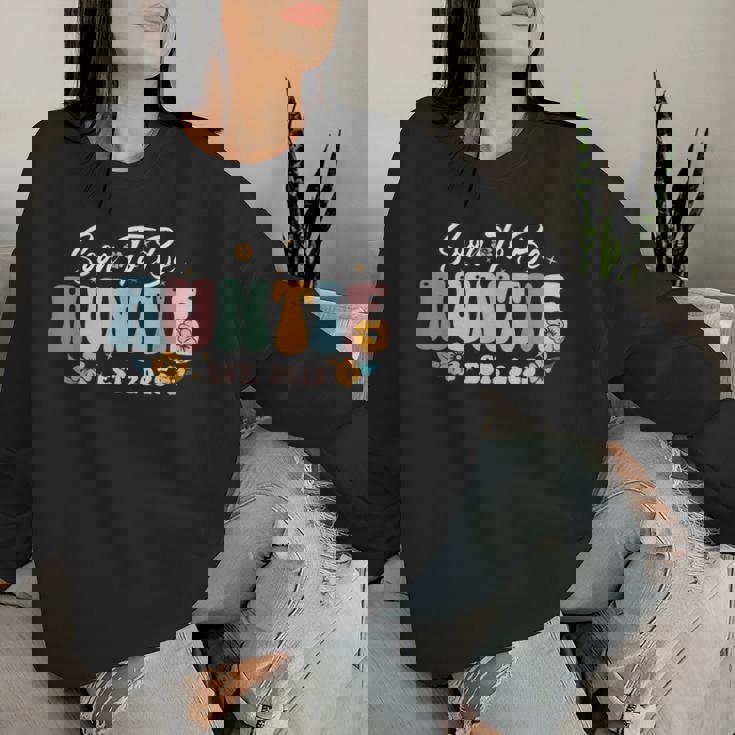 Pronto To Be Auntie Est 2025 Anuncio De Embarazo De Nueva Tía Sudadera Mujer Regalos para ella