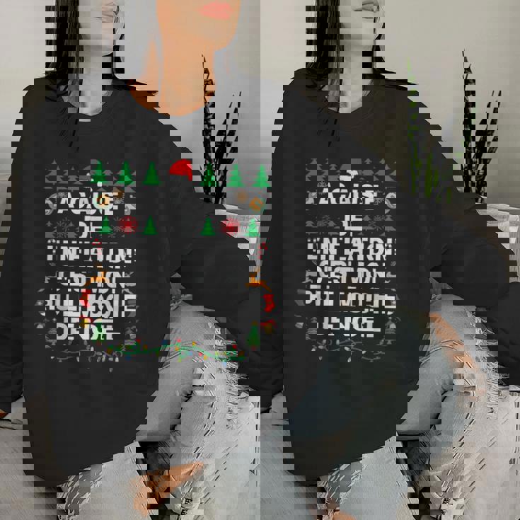 Pull Moche De Noël Homme Humour Inflation Cadeau Noel Sweat-shirt