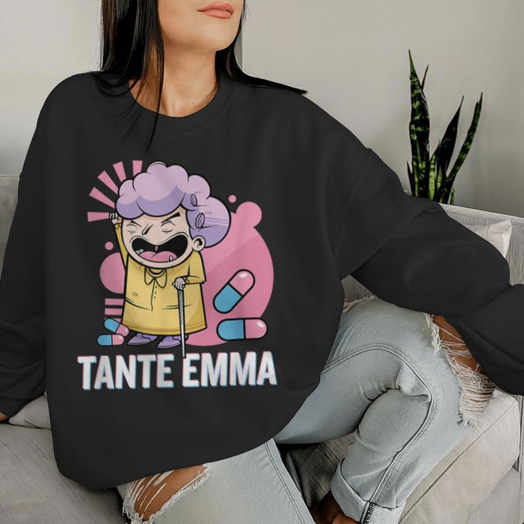 Raver Aunt Emma Ballern Techno Edm Rave Dj Sweatshirt Frauen Geschenke für Sie