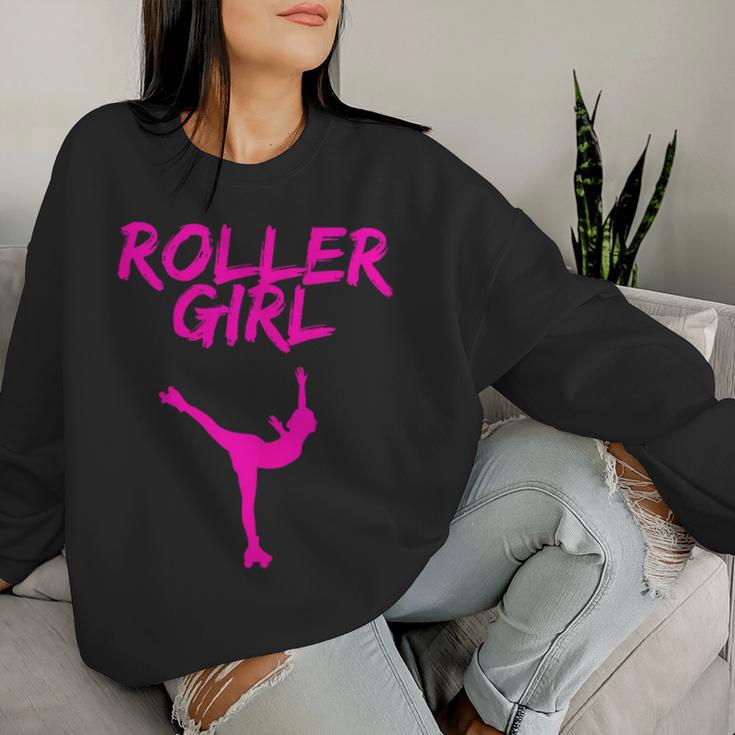 Roller Girl Figure Skating For Roller Girl Roller Skates Girls Sweatshirt Frauen Geschenke für Sie