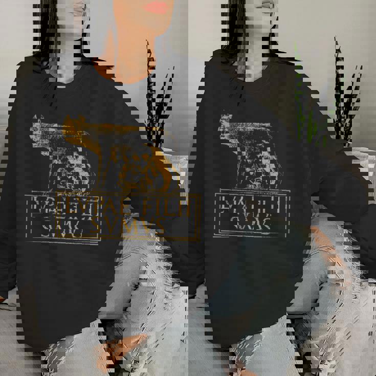 Roma Lupa Cita Del Imperio Romano Antigua De Roma Sudadera Mujer Regalos para ella