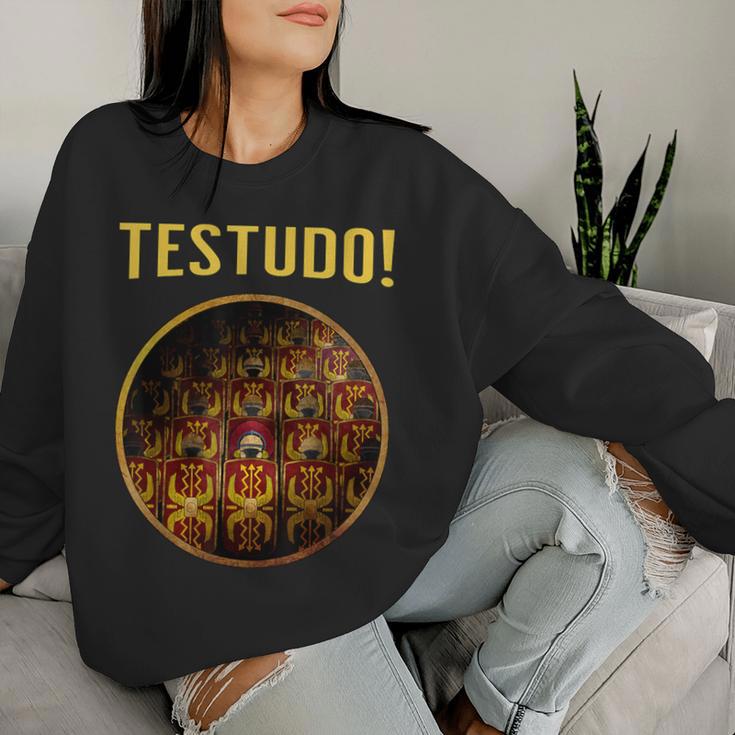 Roman Legions Testudo Ancient Roman Legionaries Sweatshirt Frauen Geschenke für Sie