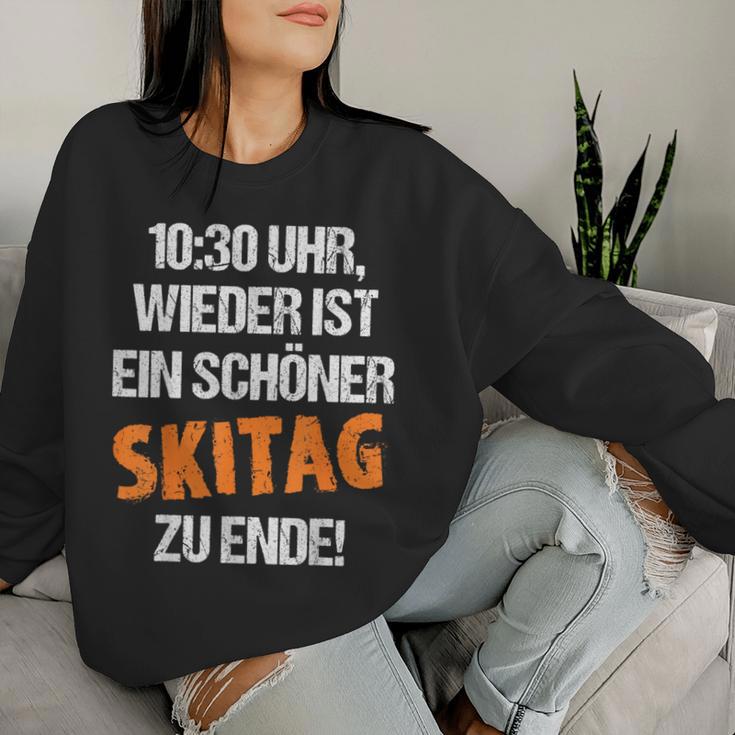 Schöner Skiag Zu Ende Ski Holiday Winter Holiday Sweatshirt Frauen Geschenke für Sie