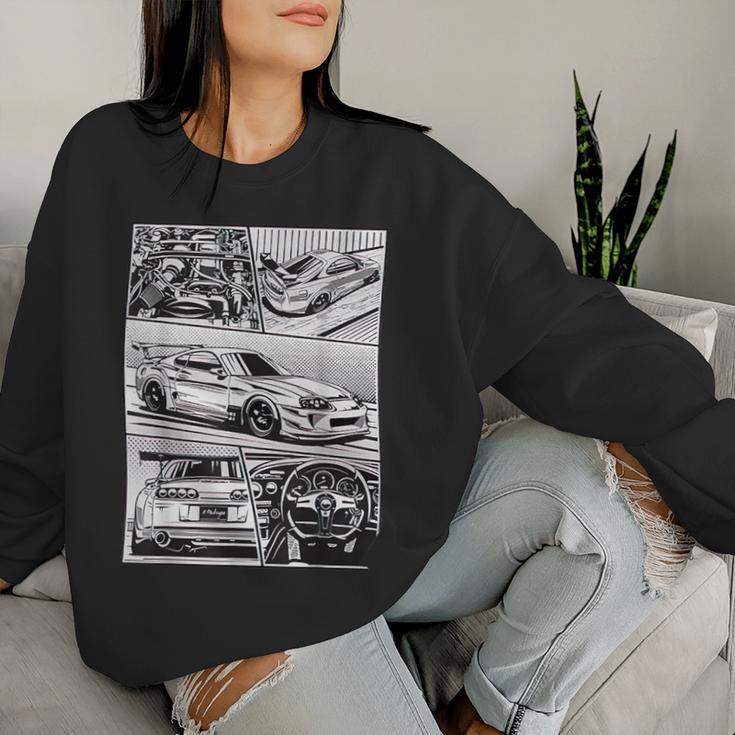 Supra Jdm Comics Great Idea For And Women Sweatshirt Frauen Geschenke für Sie