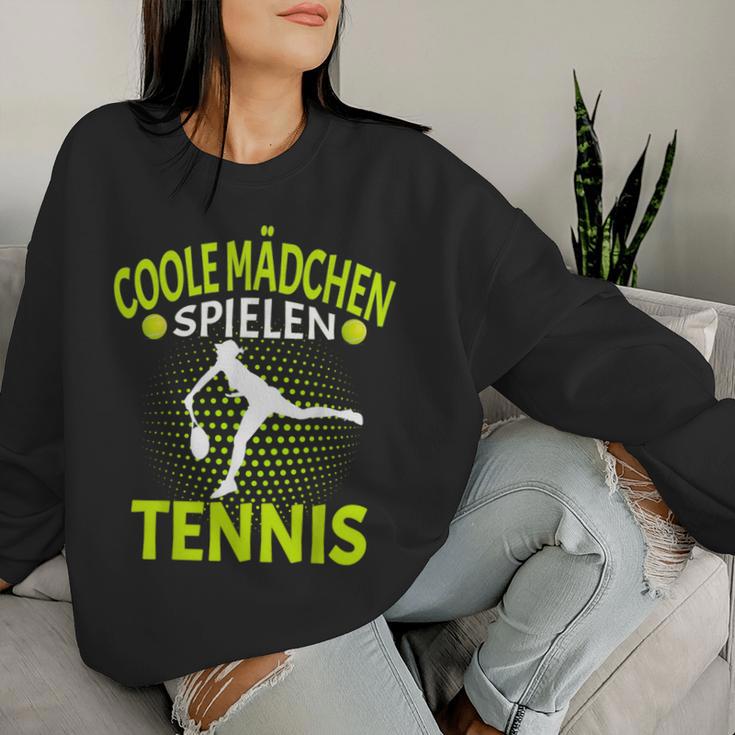 Tennis Player Cool Girls Playing Tennis Sweatshirt Frauen Geschenke für Sie