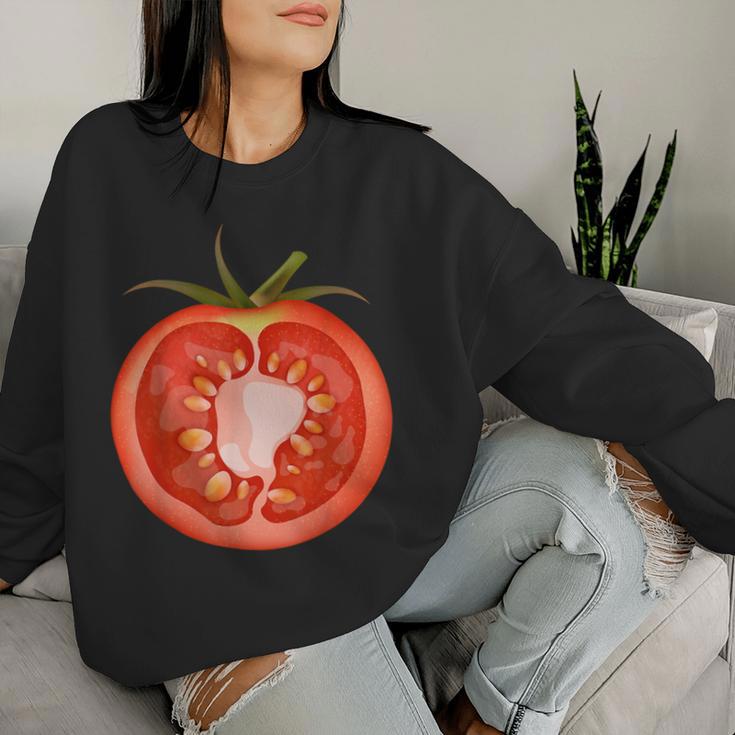 Tomato Food Costume Fancy Dress Costumes Women's Sweatshirt Frauen Geschenke für Sie