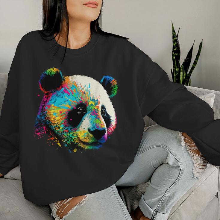 Watercolor Panda Sweatshirt Frauen Geschenke für Sie