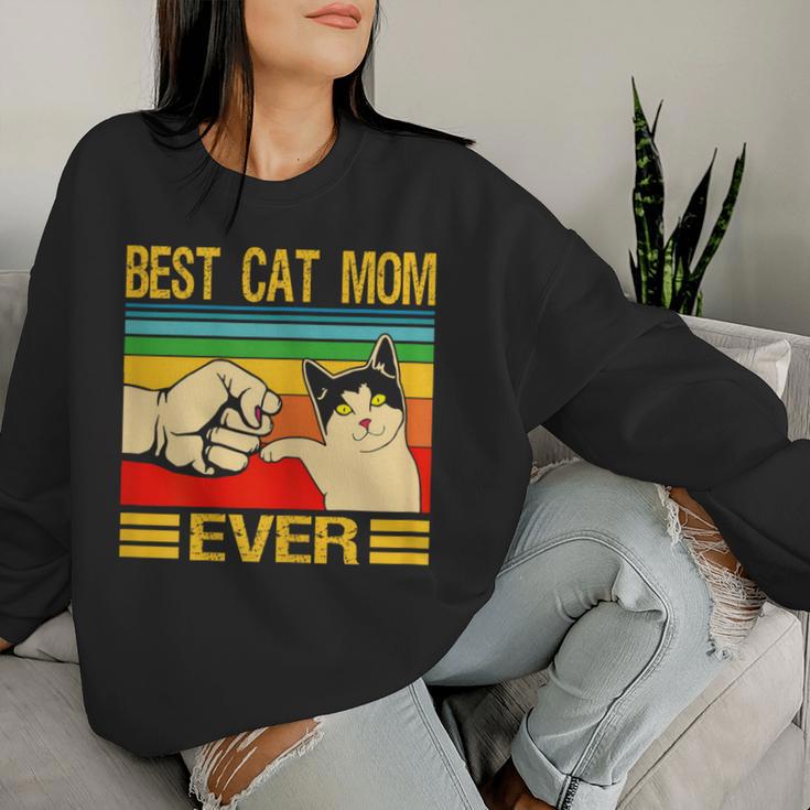 Women's Best Cat Mom Ever For The Woman Who Loves Your Cat Sweatshirt Frauen Geschenke für Sie