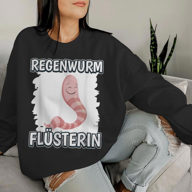 Women's Earthworm Whisperer Girls Whisper Earthworm Sweatshirt Frauen Geschenke für Sie