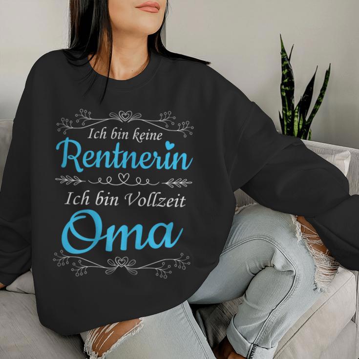 Women's Ich Bin Keine Rentnerin Ich Binollzeit Oma Rente Ruhestand Sweatshirt Frauen Geschenke für Sie