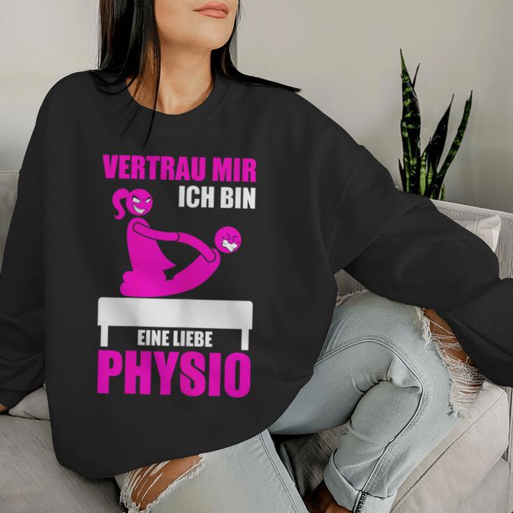 Women's Physiotherapist Saying Physiotherapy Treatment Sweatshirt Frauen Geschenke für Sie