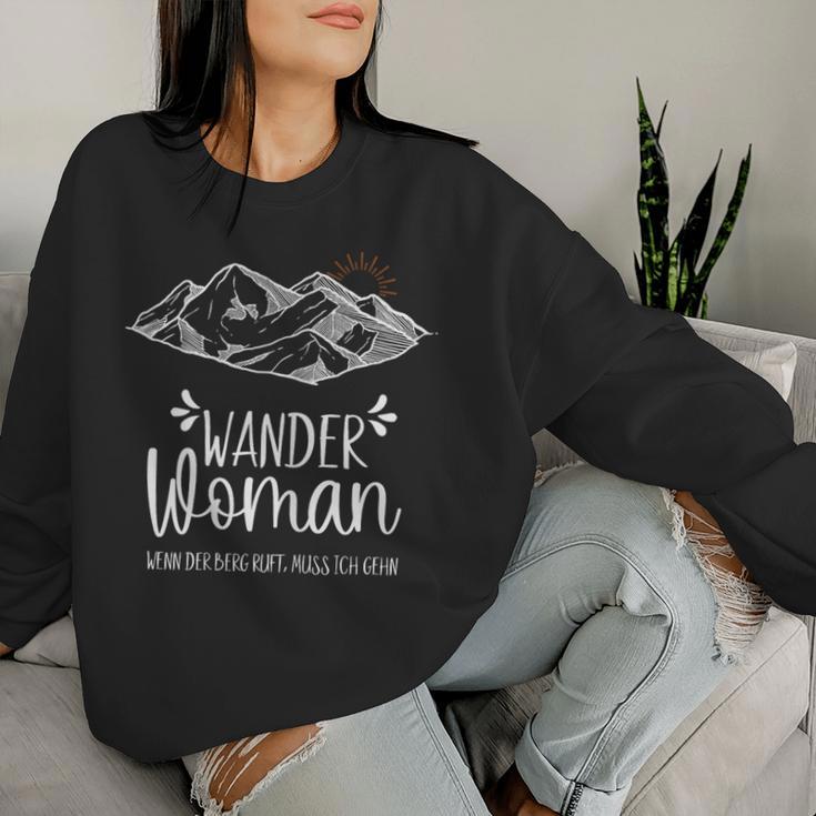 Women's Wenn Der Berg Ruft Muss Ich Gehen Sweatshirt Frauen Geschenke für Sie