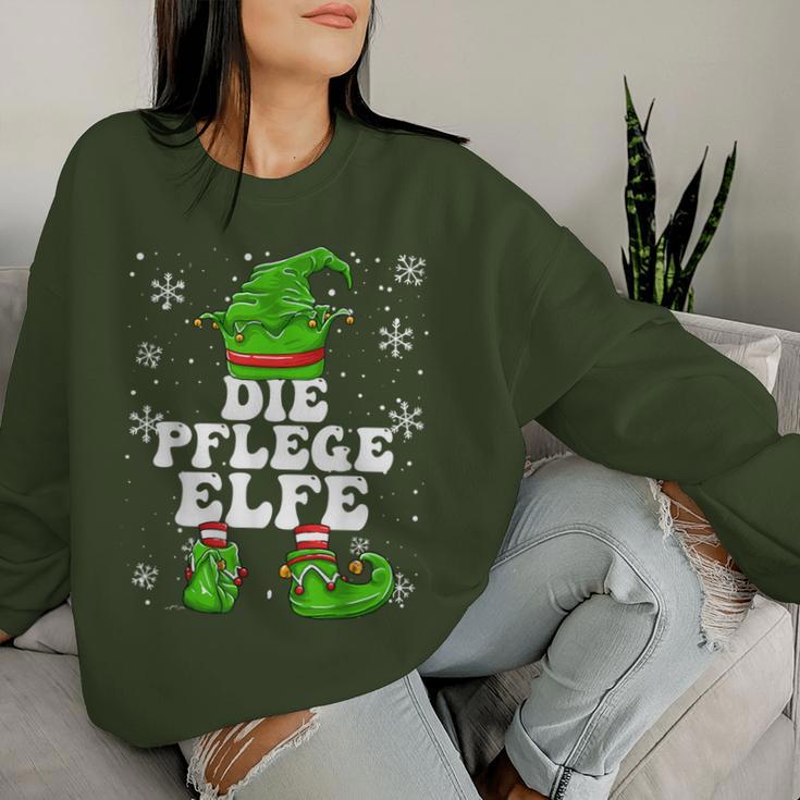 Care Elf Women's Nursing Home Elf Nurse Christmas Sweatshirt Frauen Geschenke für Sie