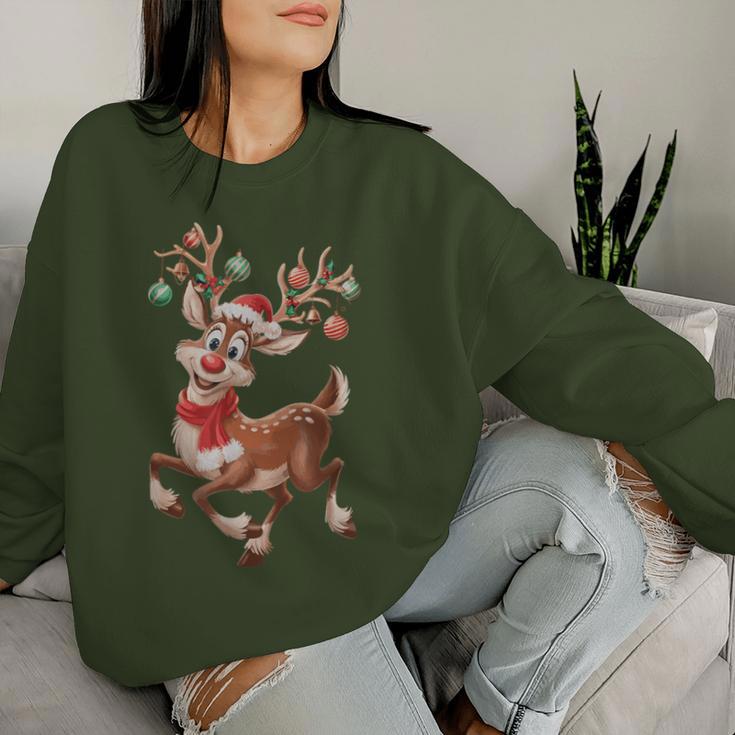 Christmas For Him Rudolf Women's & Sweatshirt Frauen Geschenke für Sie