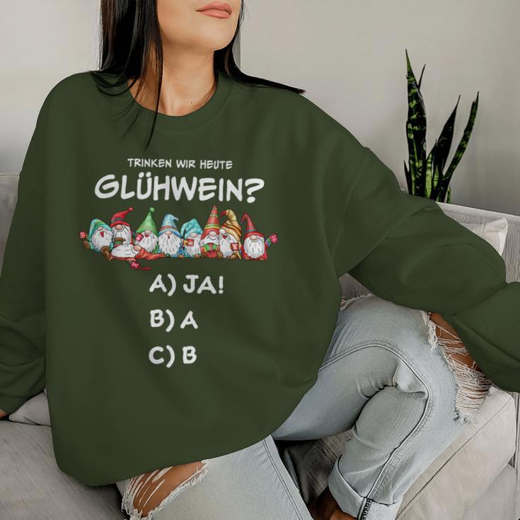 Christmas Mulled Wine Gnome Elf Christmas Market Sweatshirt Frauen Geschenke für Sie