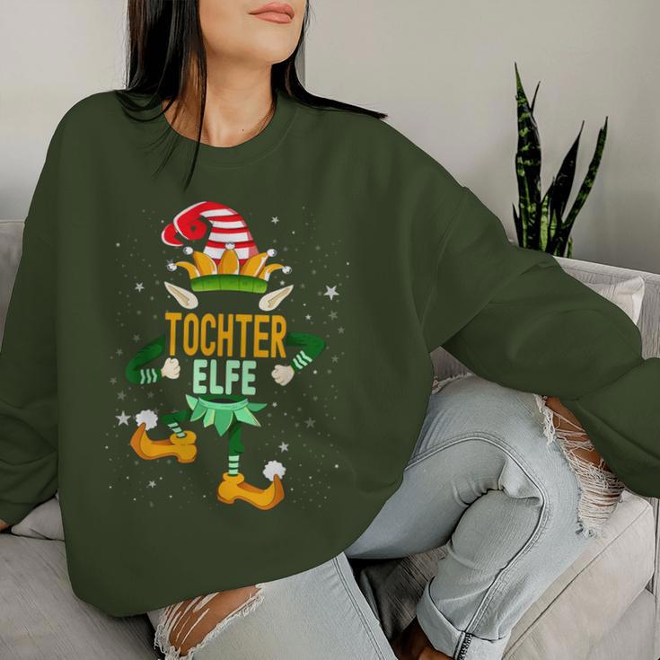 Daughter Elf Christmas Family Outfit Christmas Elf Sweatshirt Frauen Geschenke für Sie