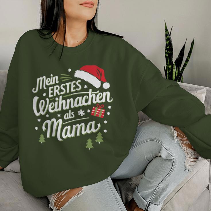 First Christmas As A Mum Sweatshirt Frauen Geschenke für Sie