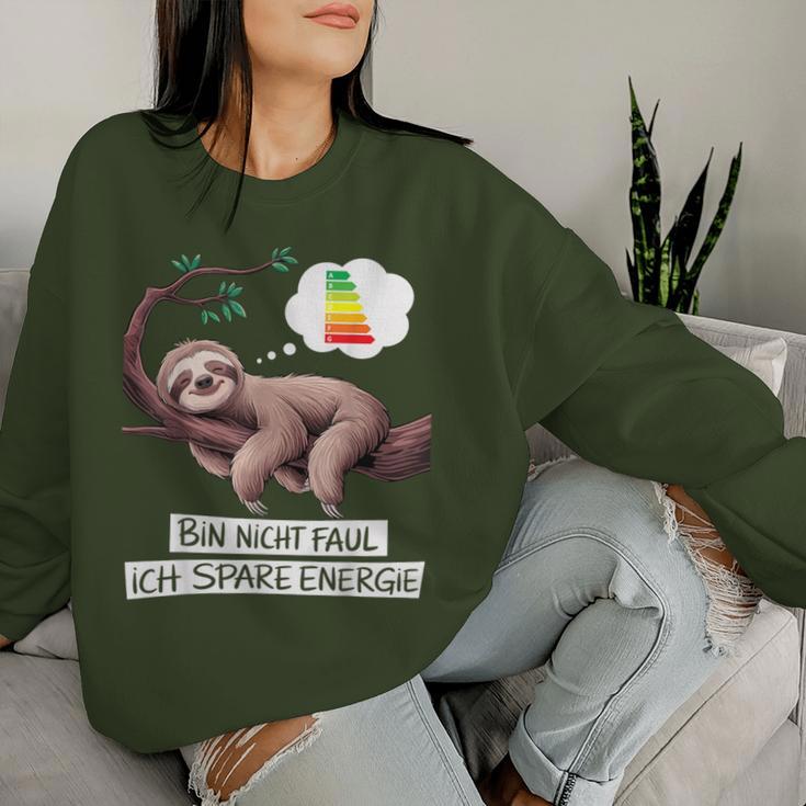 Sloth Late Sleeper Saying Christmas Sweatshirt Frauen Geschenke für Sie