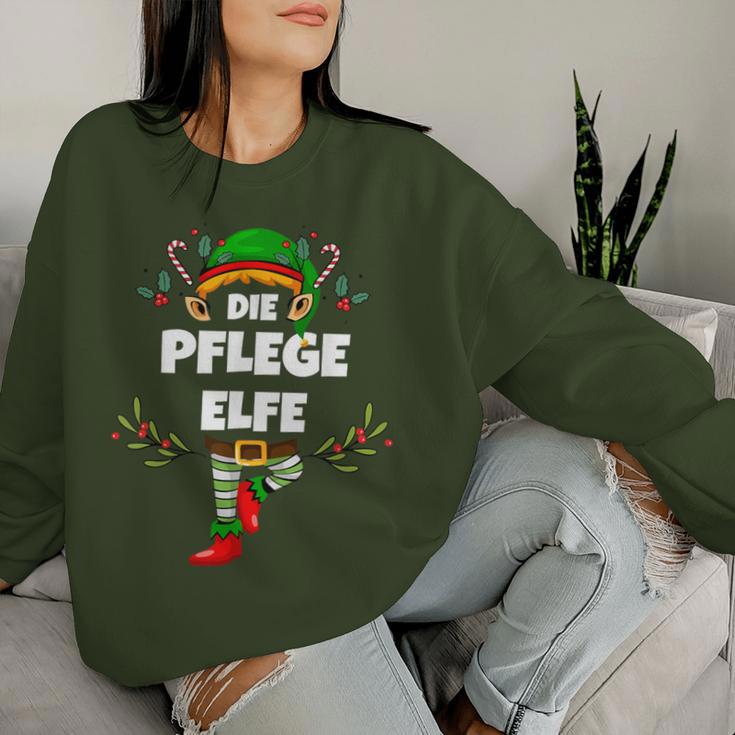 Women's Care Elf Christmas Elf Xmas Sweatshirt Frauen Geschenke für Sie