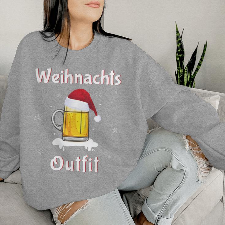 Christmas Outfit Women's Christmas Beer S Sweatshirt Frauen Geschenke für Sie