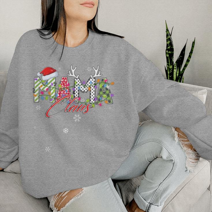 Mama Claus Family Matching Group Ugly Christmas Jumper Sweatshirt Frauen Geschenke für Sie