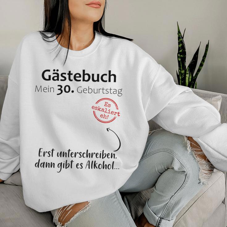 30Th Birthday Man Decoration 30Th Birthday Woman S Sweatshirt Frauen Geschenke für Sie