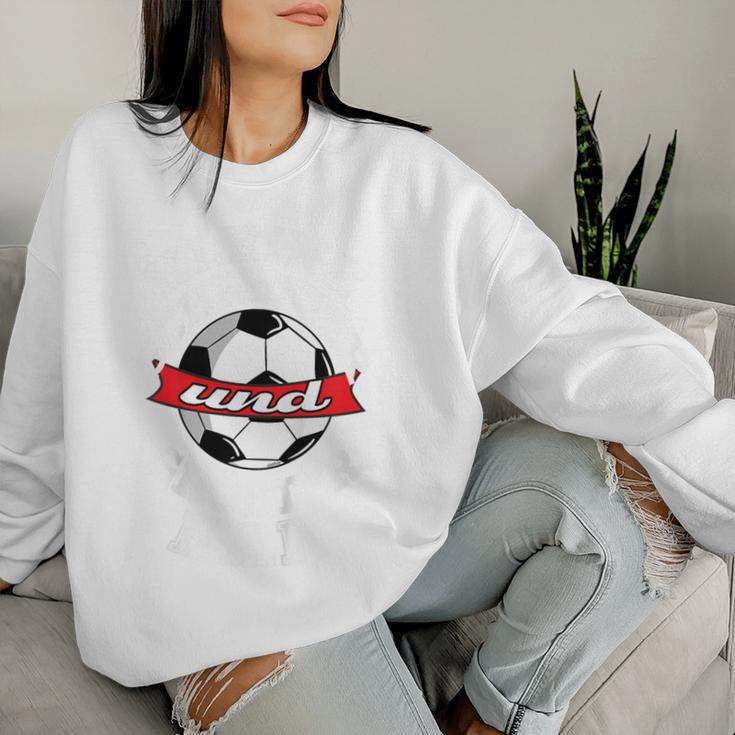 Children's Little Sister Biggest Fan Football Brother Sister Sweatshirt Frauen Geschenke für Sie