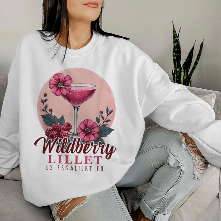 Es Escaliert Eh Summer Cocktail Party Wildberry Lillet Women's Sweatshirt Frauen Geschenke für Sie