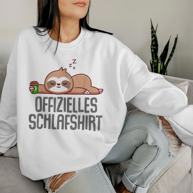 Official Sleep Pyjama Nightdress Sloth Sweatshirt Frauen Geschenke für Sie