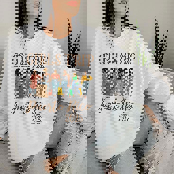 Puerto Rico Girls Trip 2025 Weekend Vacation Matching Women Sweatshirt Gifts for Her