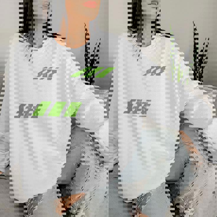 Retrointage Kawasaki Green City For Or Women Sweatshirt Frauen Geschenke für Sie